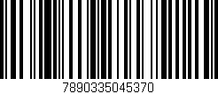 Código de barras (EAN, GTIN, SKU, ISBN): '7890335045370'
