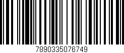 Código de barras (EAN, GTIN, SKU, ISBN): '7890335076749'