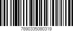 Código de barras (EAN, GTIN, SKU, ISBN): '7890335080319'