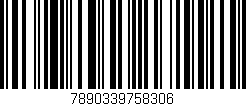 Código de barras (EAN, GTIN, SKU, ISBN): '7890339758306'