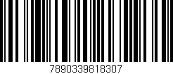 Código de barras (EAN, GTIN, SKU, ISBN): '7890339818307'