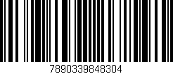 Código de barras (EAN, GTIN, SKU, ISBN): '7890339848304'