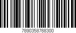 Código de barras (EAN, GTIN, SKU, ISBN): '7890358768300'