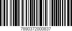 Código de barras (EAN, GTIN, SKU, ISBN): '7890372000837'