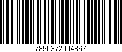Código de barras (EAN, GTIN, SKU, ISBN): '7890372094867'