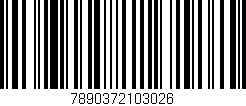 Código de barras (EAN, GTIN, SKU, ISBN): '7890372103026'