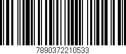 Código de barras (EAN, GTIN, SKU, ISBN): '7890372210533'