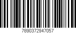 Código de barras (EAN, GTIN, SKU, ISBN): '7890372947057'
