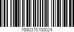 Código de barras (EAN, GTIN, SKU, ISBN): '7890375700024'