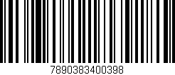 Código de barras (EAN, GTIN, SKU, ISBN): '7890383400398'