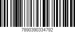 Código de barras (EAN, GTIN, SKU, ISBN): '7890390334792'