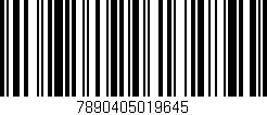 Código de barras (EAN, GTIN, SKU, ISBN): '7890405019645'