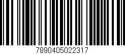 Código de barras (EAN, GTIN, SKU, ISBN): '7890405022317'