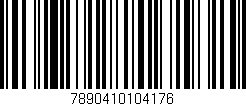 Código de barras (EAN, GTIN, SKU, ISBN): '7890410104176'