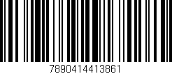 Código de barras (EAN, GTIN, SKU, ISBN): '7890414413861'