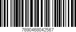 Código de barras (EAN, GTIN, SKU, ISBN): '7890468042567'