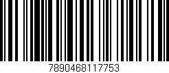 Código de barras (EAN, GTIN, SKU, ISBN): '7890468117753'