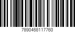 Código de barras (EAN, GTIN, SKU, ISBN): '7890468117760'