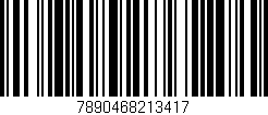 Código de barras (EAN, GTIN, SKU, ISBN): '7890468213417'