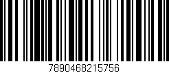 Código de barras (EAN, GTIN, SKU, ISBN): '7890468215756'