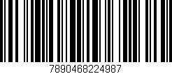 Código de barras (EAN, GTIN, SKU, ISBN): '7890468224987'