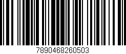 Código de barras (EAN, GTIN, SKU, ISBN): '7890468260503'