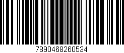 Código de barras (EAN, GTIN, SKU, ISBN): '7890468260534'