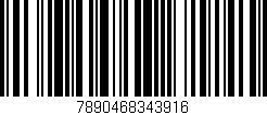 Código de barras (EAN, GTIN, SKU, ISBN): '7890468343916'