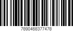 Código de barras (EAN, GTIN, SKU, ISBN): '7890468377478'