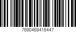 Código de barras (EAN, GTIN, SKU, ISBN): '7890468418447'