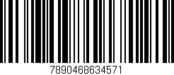 Código de barras (EAN, GTIN, SKU, ISBN): '7890468634571'