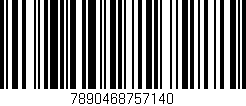 Código de barras (EAN, GTIN, SKU, ISBN): '7890468757140'
