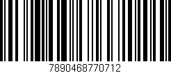 Código de barras (EAN, GTIN, SKU, ISBN): '7890468770712'