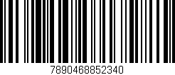 Código de barras (EAN, GTIN, SKU, ISBN): '7890468852340'