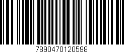 Código de barras (EAN, GTIN, SKU, ISBN): '7890470120598'