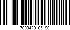 Código de barras (EAN, GTIN, SKU, ISBN): '7890479105190'