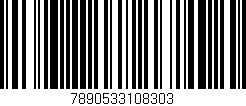 Código de barras (EAN, GTIN, SKU, ISBN): '7890533108303'