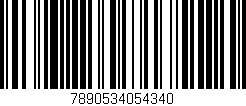 Código de barras (EAN, GTIN, SKU, ISBN): '7890534054340'