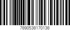 Código de barras (EAN, GTIN, SKU, ISBN): '7890538170138'