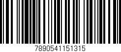 Código de barras (EAN, GTIN, SKU, ISBN): '7890541151315'
