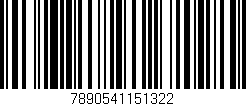 Código de barras (EAN, GTIN, SKU, ISBN): '7890541151322'