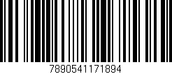 Código de barras (EAN, GTIN, SKU, ISBN): '7890541171894'