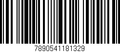 Código de barras (EAN, GTIN, SKU, ISBN): '7890541181329'