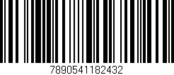 Código de barras (EAN, GTIN, SKU, ISBN): '7890541182432'