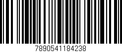 Código de barras (EAN, GTIN, SKU, ISBN): '7890541184238'