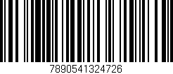Código de barras (EAN, GTIN, SKU, ISBN): '7890541324726'