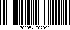 Código de barras (EAN, GTIN, SKU, ISBN): '7890541382092'