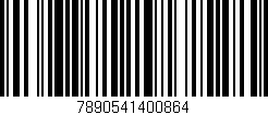Código de barras (EAN, GTIN, SKU, ISBN): '7890541400864'