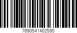 Código de barras (EAN, GTIN, SKU, ISBN): '7890541402585'
