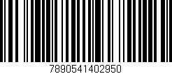 Código de barras (EAN, GTIN, SKU, ISBN): '7890541402950'